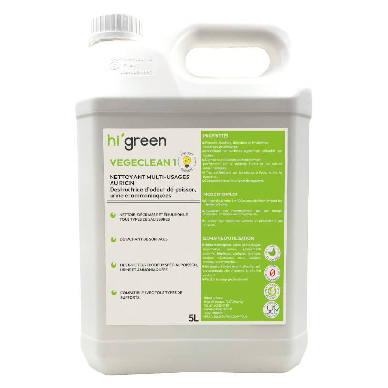 NETTOYANT DEGRAISSANT CONCENTRE PARFUM CITRON - 5L